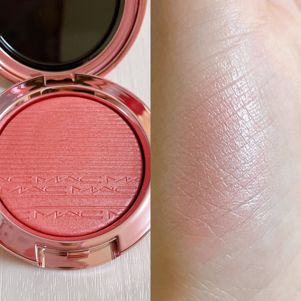 エクストラ ディメンション ブラッシュ M·A·C BLACK CHERRY/M・A・C/パウダーチークを使ったクチコミ(8枚目)