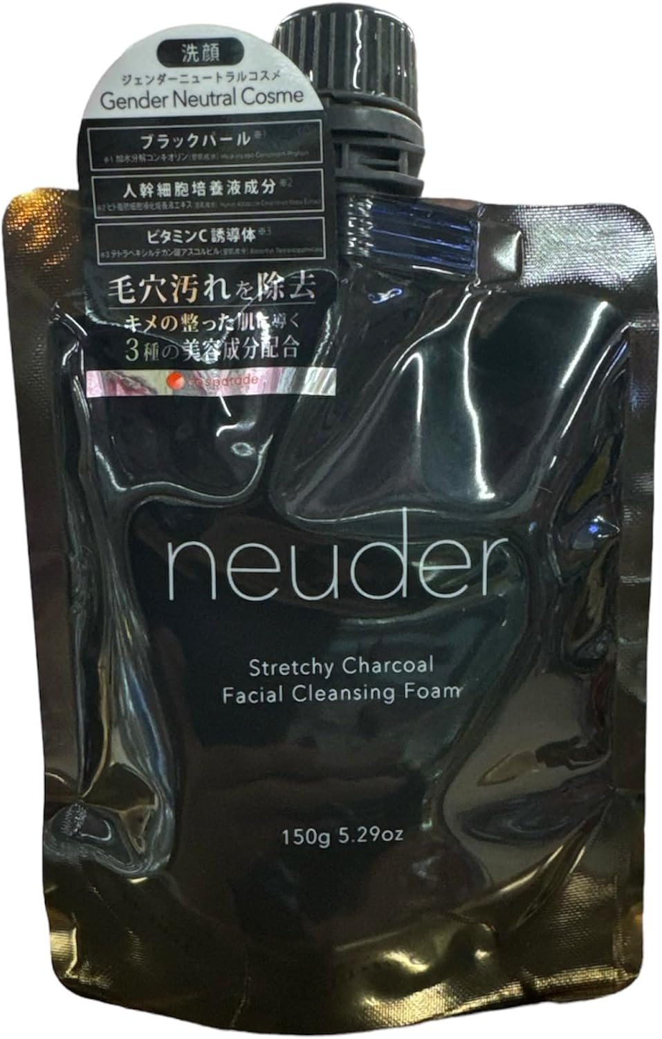 neuder 糸引き炭洗顔フォーム