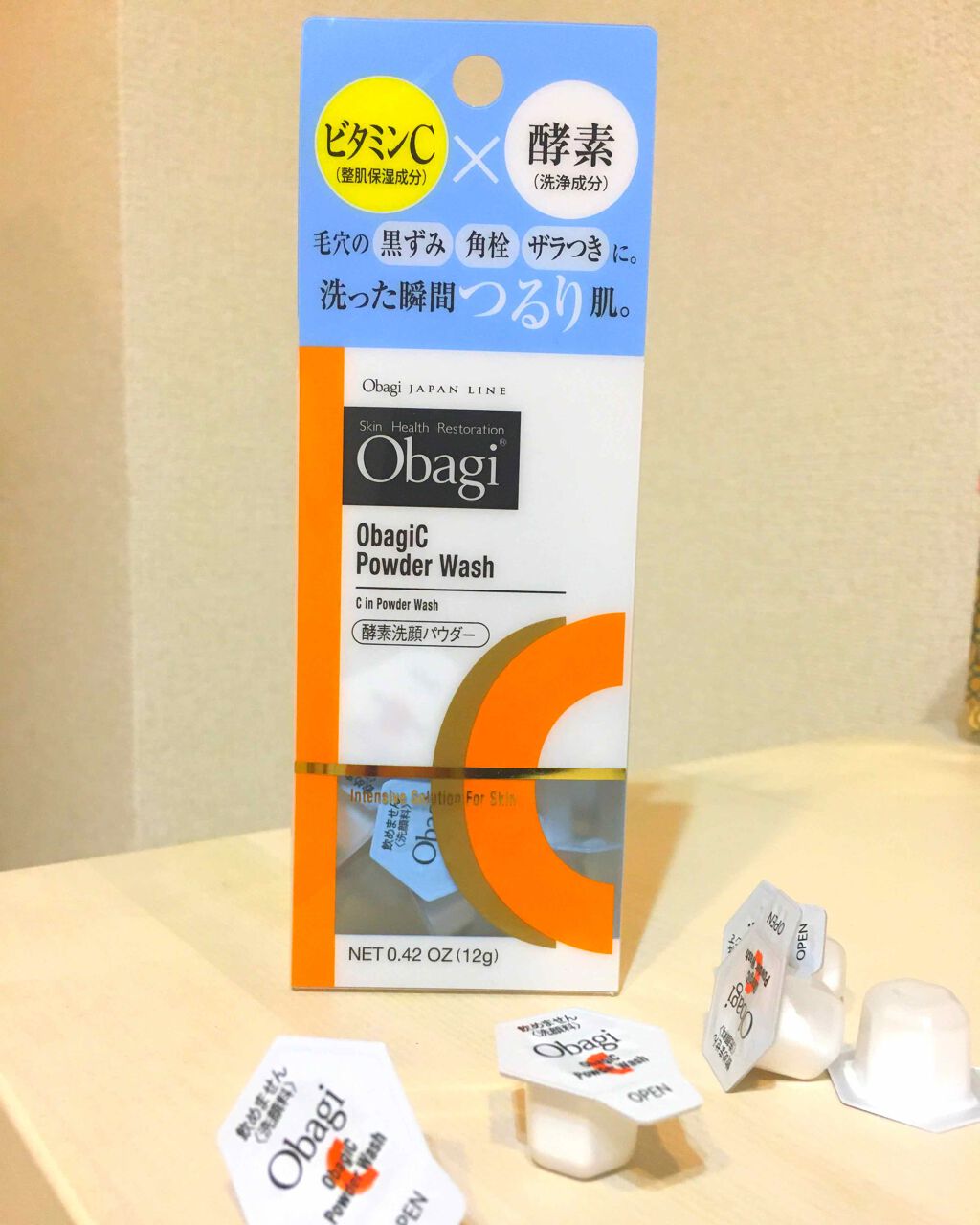 オバジC 酵素洗顔パウダー/オバジ/洗顔パウダーを使ったクチコミ（2枚目）