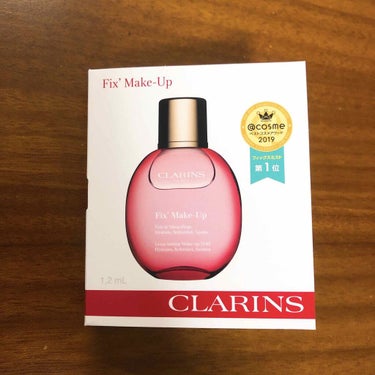 フィックス メイクアップ/CLARINS/ミスト状化粧水を使ったクチコミ（1枚目）