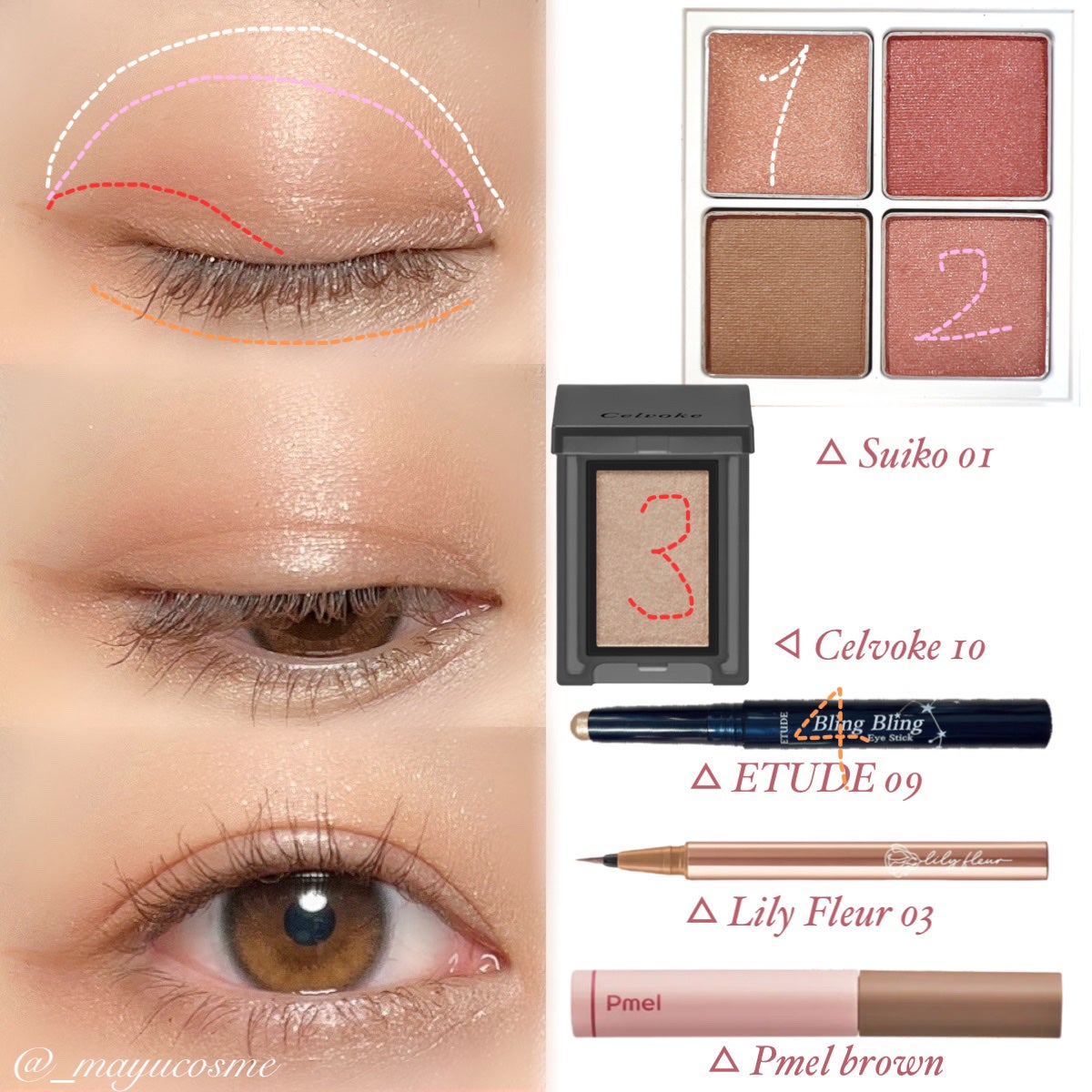 キラキラ アイシャドウ/ETUDE/スティックアイシャドウを使ったクチコミ(2枚目)