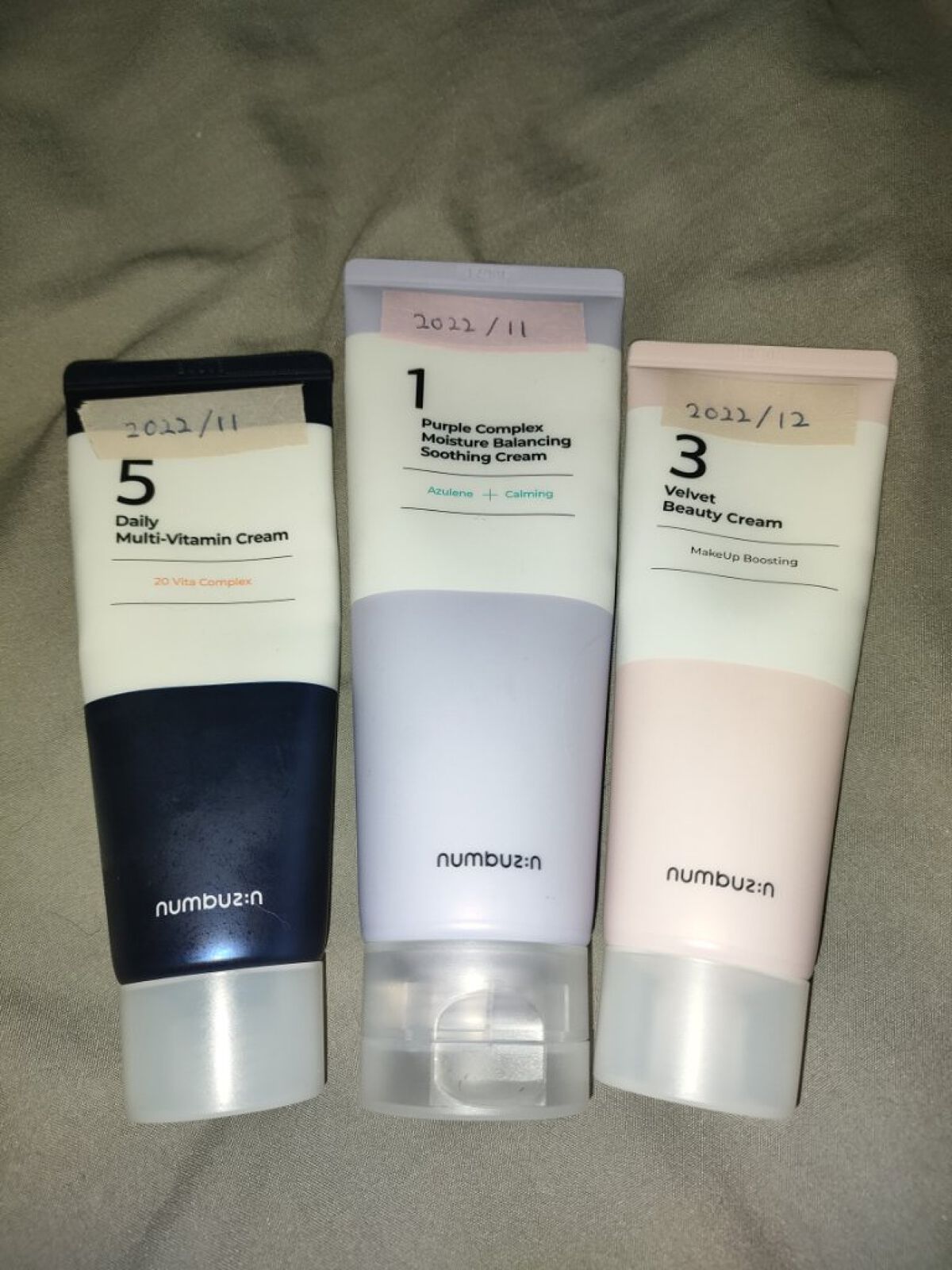 1番 水分整肌パープルクリーム/numbuzin/フェイスクリームを使ったクチコミ（3枚目）