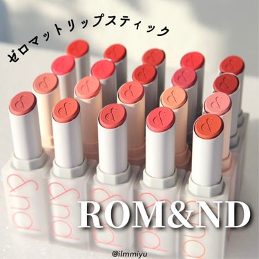 ゼロマットリップスティック 19 レッドサーファー/rom&nd/口紅を使ったクチコミ（1枚目）