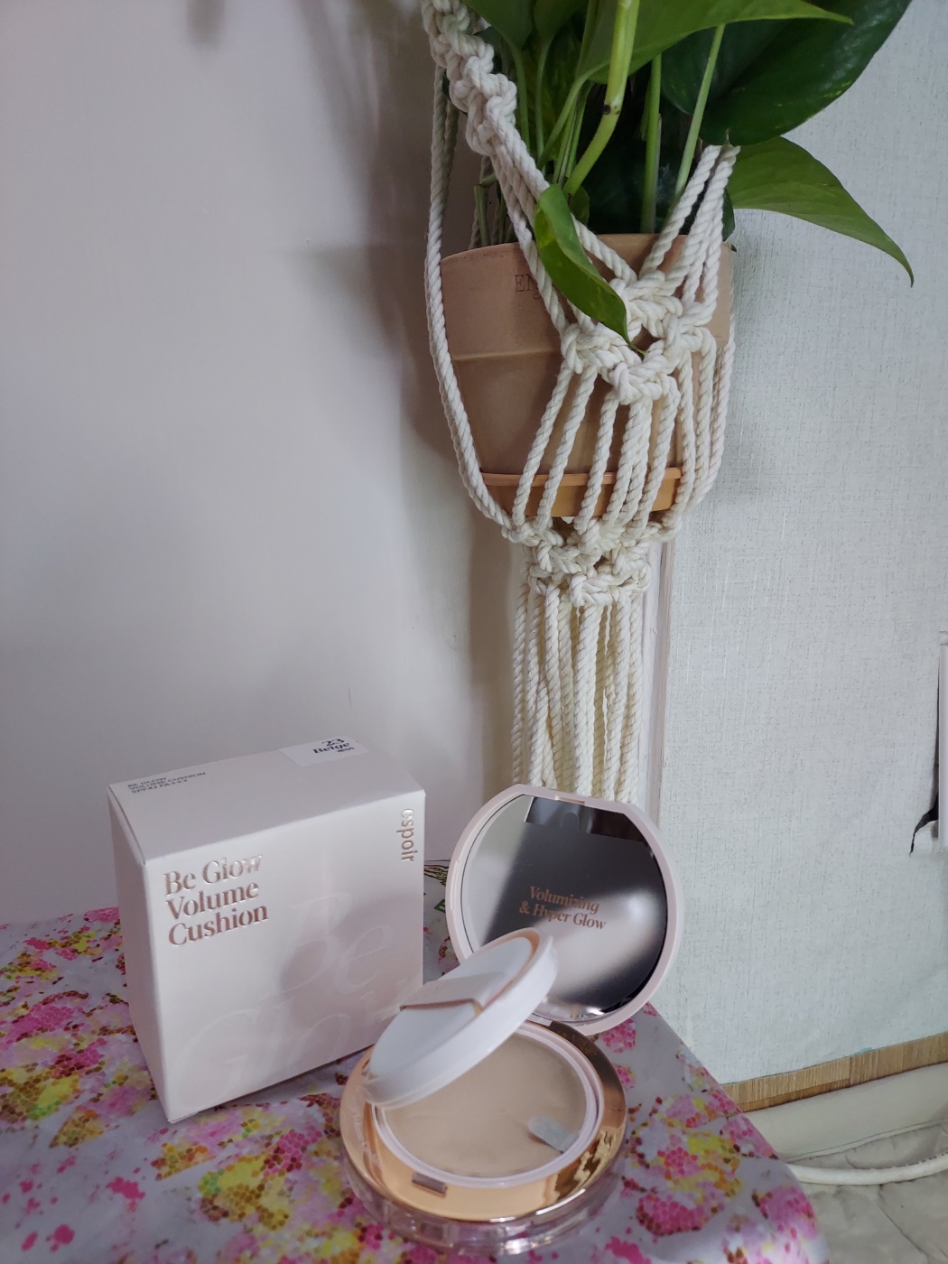 エスポア ビーグロー ボリュームクッション 23 ベージュ/espoir/クッションファンデーションを使ったクチコミ（1枚目）