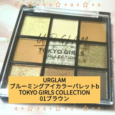 ブルーミングアイカラーパレットb (TOKYO GIRLS COLLECTION) 01 ブラウン/U R GLAM/パウダーアイシャドウを使ったクチコミ（1枚目）