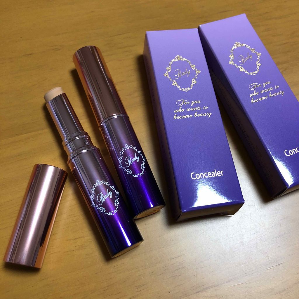 Rady 全部抹消コンシーラーのクチコミ「ライトオークル、オークル、ナチュラルの3色展開で、お値段は3024円
ライトオークルとオークル.....」（1枚目）