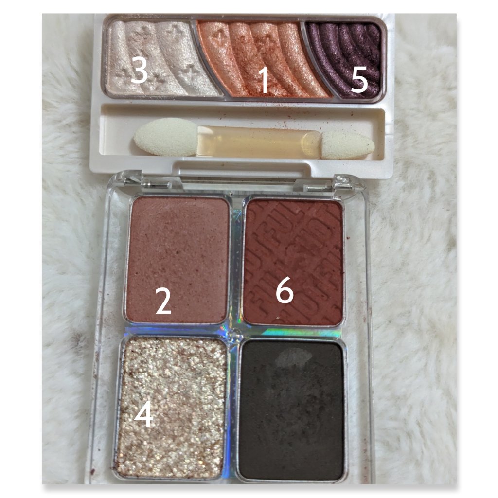 フルショット ルーティーン アイパレット OR01 Fancy Fox/A’pieu/アイシャドウパレットを使ったクチコミ（2枚目）