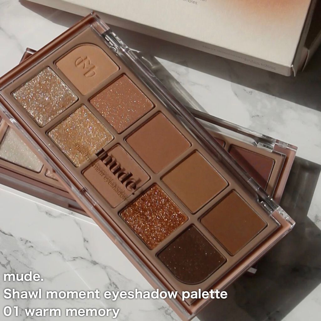 MDショールモーメント アイシャドウパレット/mude./アイシャドウパレットを使ったクチコミ（1枚目）