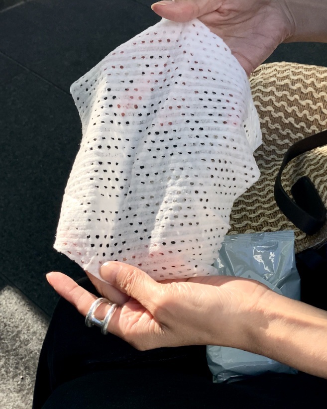 メリット ドライシャンプーシート さらっと髪まとまるタイプ/メリット/ドライシャンプーを使ったクチコミ（2枚目）