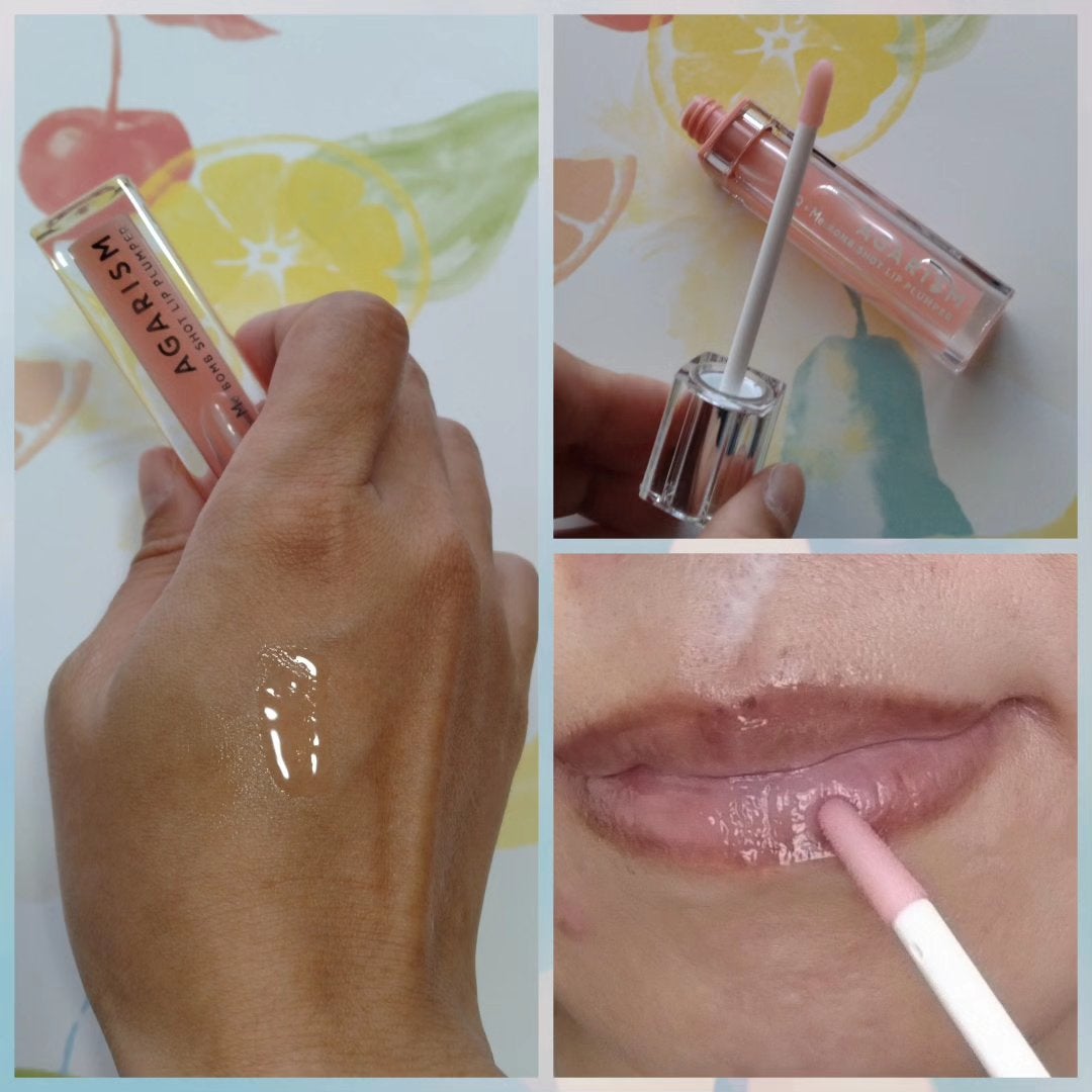 キューミ―ボムショットリッププランパー/AGARISM/リッププランパーを使ったクチコミ(1枚目)