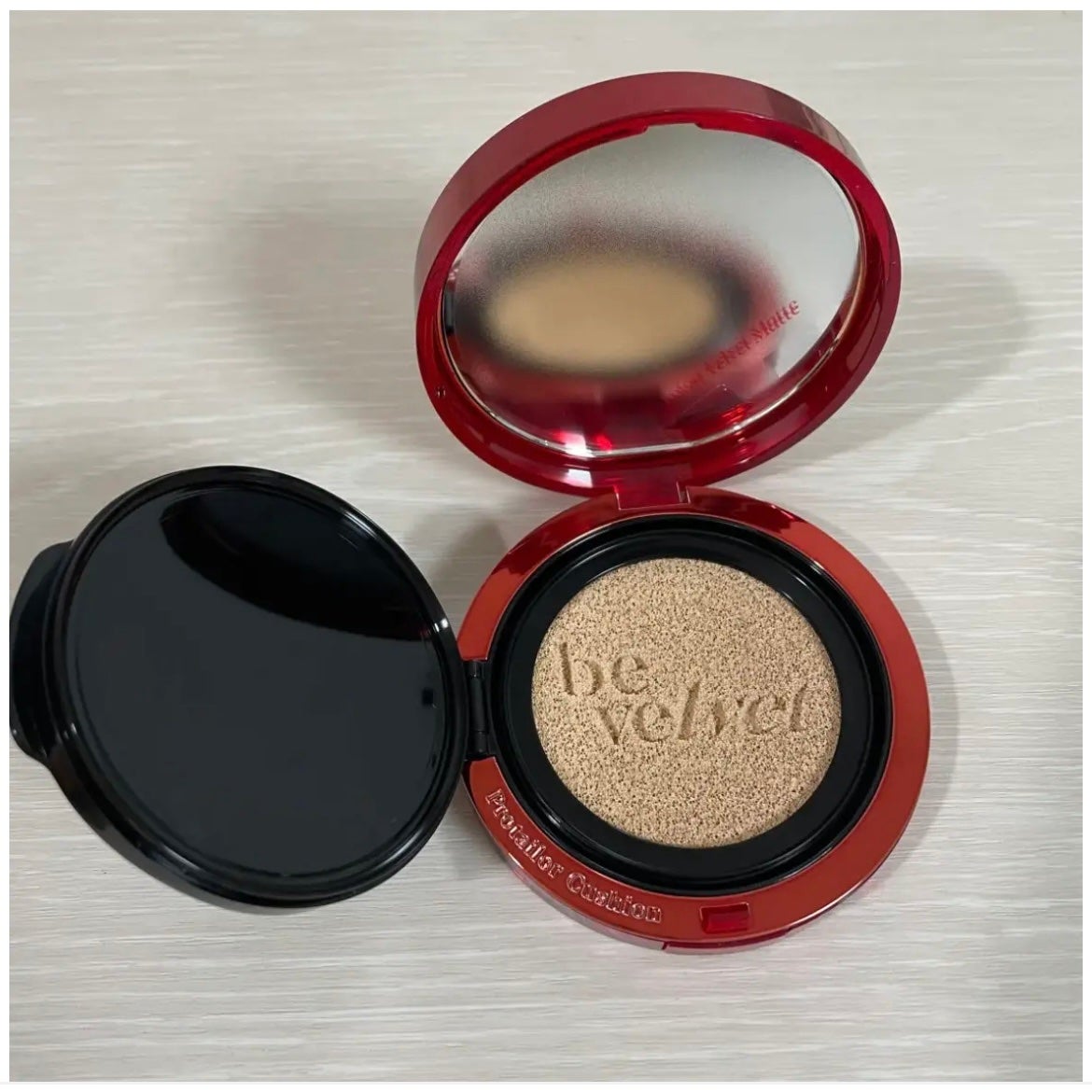 プロテーラービーベルベットカバークッション/espoir/クッションファンデーションを使ったクチコミ(2枚目)