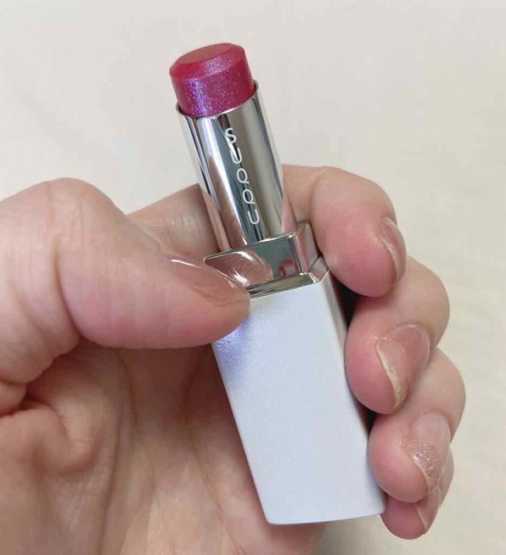 モイスチャー リッチ リップスティック 115 輝椿 - KAGUTSUBAKI/SUQQU/口紅を使ったクチコミ（1枚目）