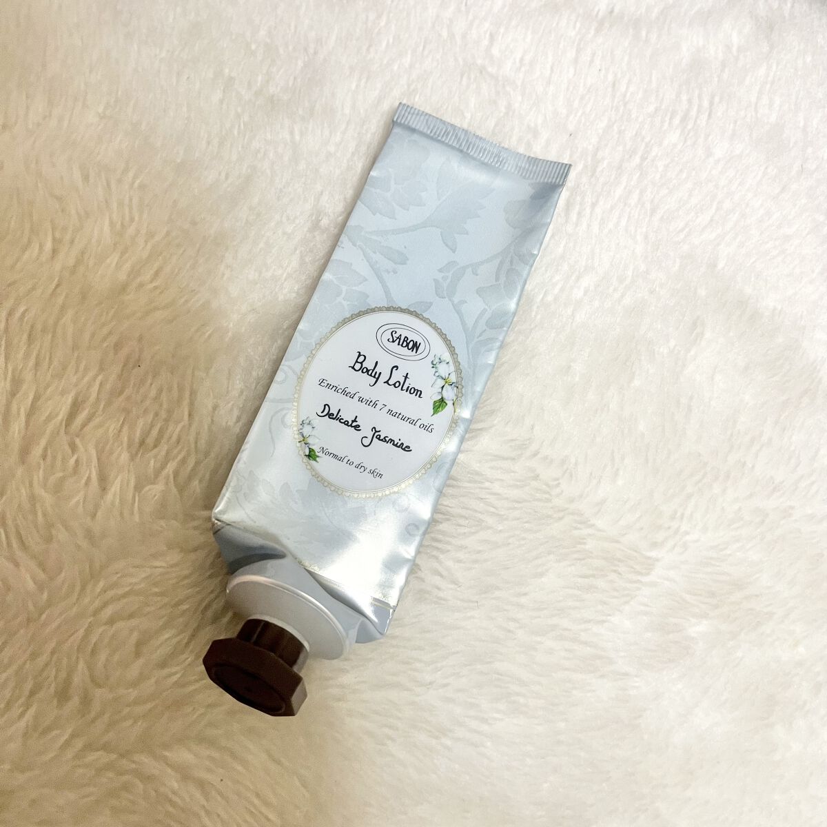 ボディローション デリケート・ジャスミン（チューブ）/SABON/ボディローションを使ったクチコミ（1枚目）