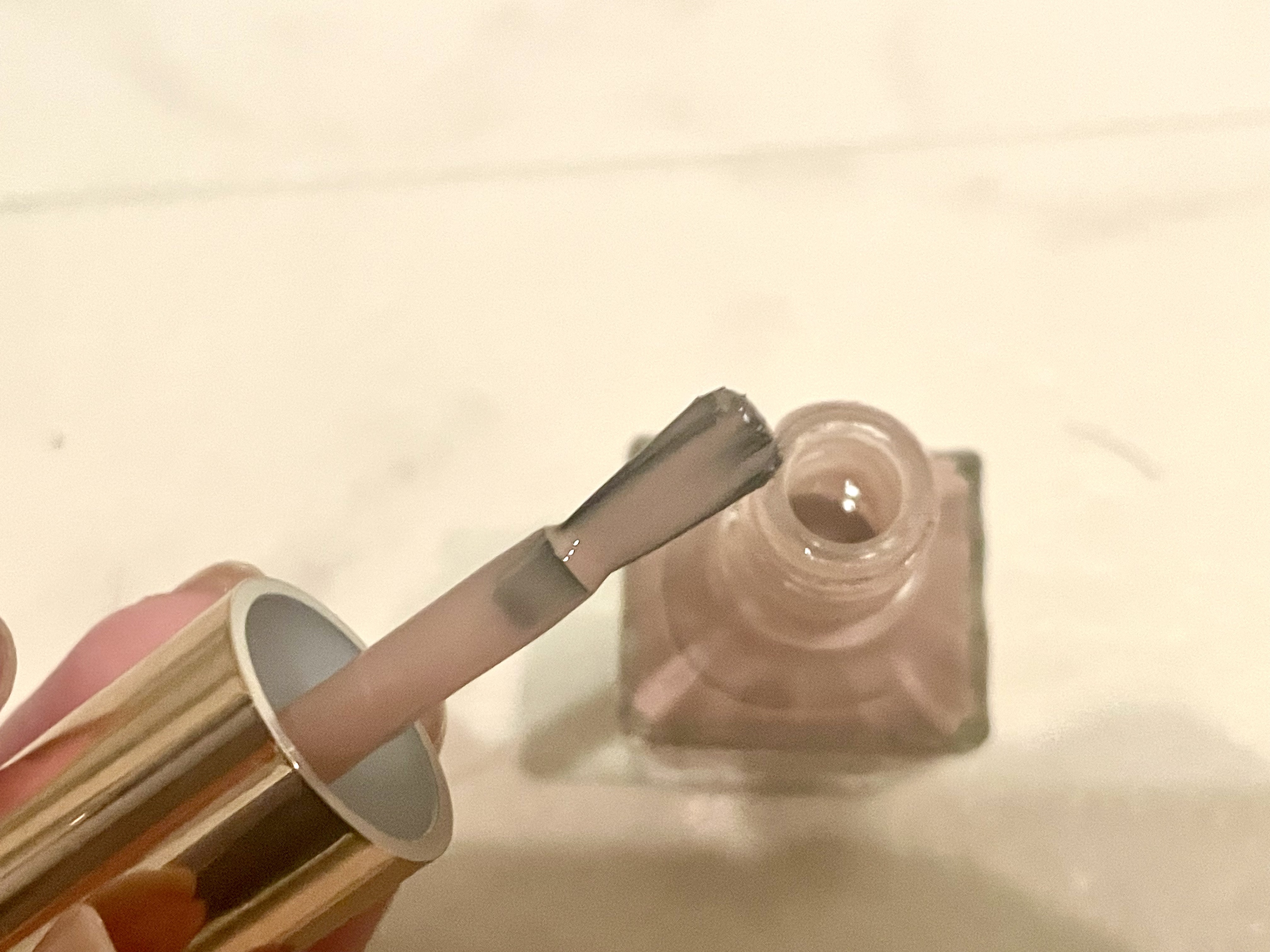 ファンデーションカラーズ 09 ダスティピンク/キャンメイク/マニキュアを使ったクチコミ（2枚目）