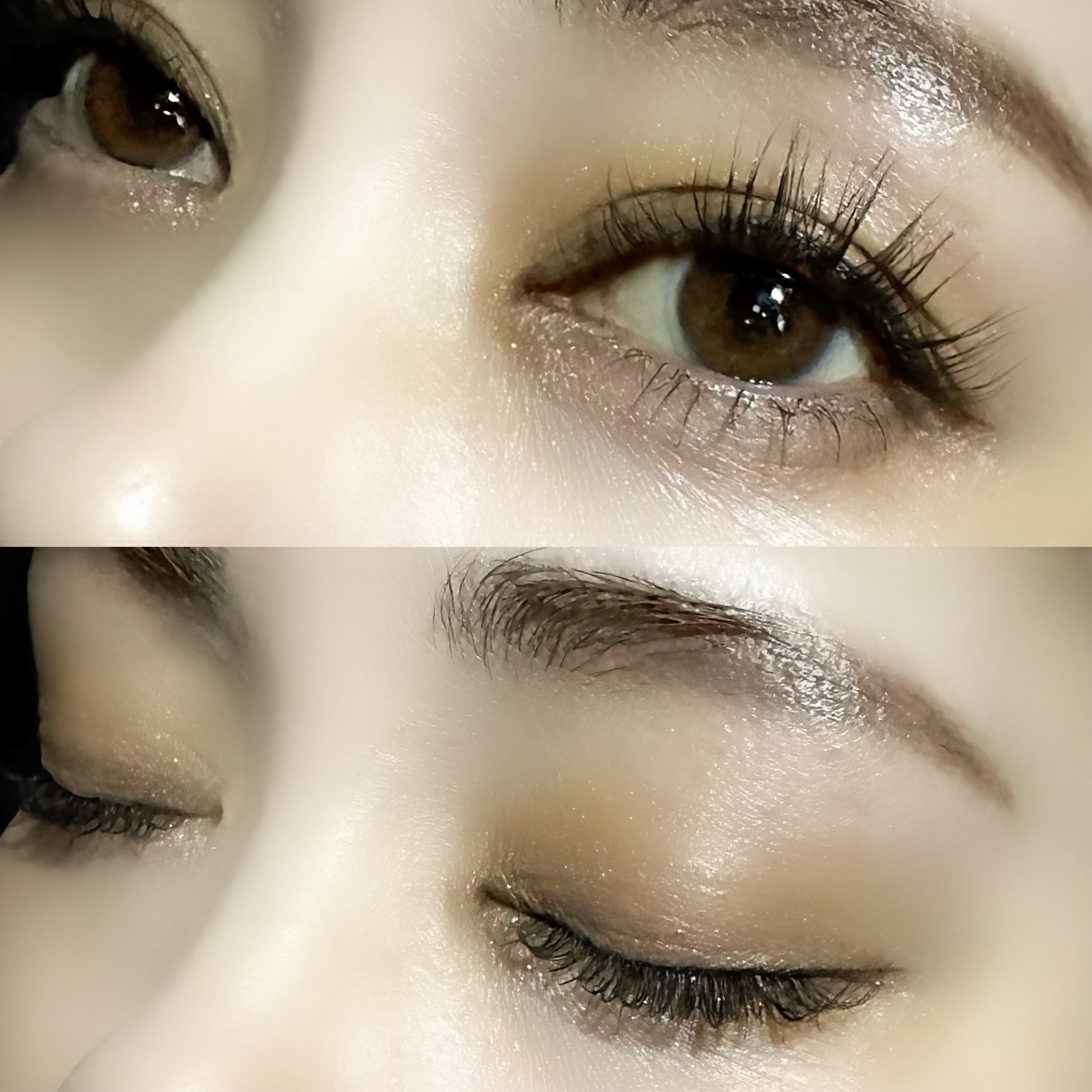 アミュチア セレクトタッチアイシャドウ P001 ナッティーラテ/クラブ/リキッドアイシャドウを使ったクチコミ（3枚目）