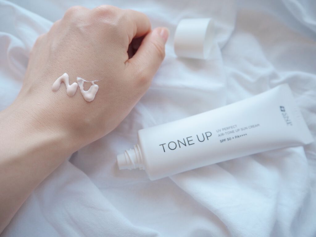 UVパーフェクトエアトーンアップサンクリーム/SNP/日焼け止めクリームを使ったクチコミ（2枚目）