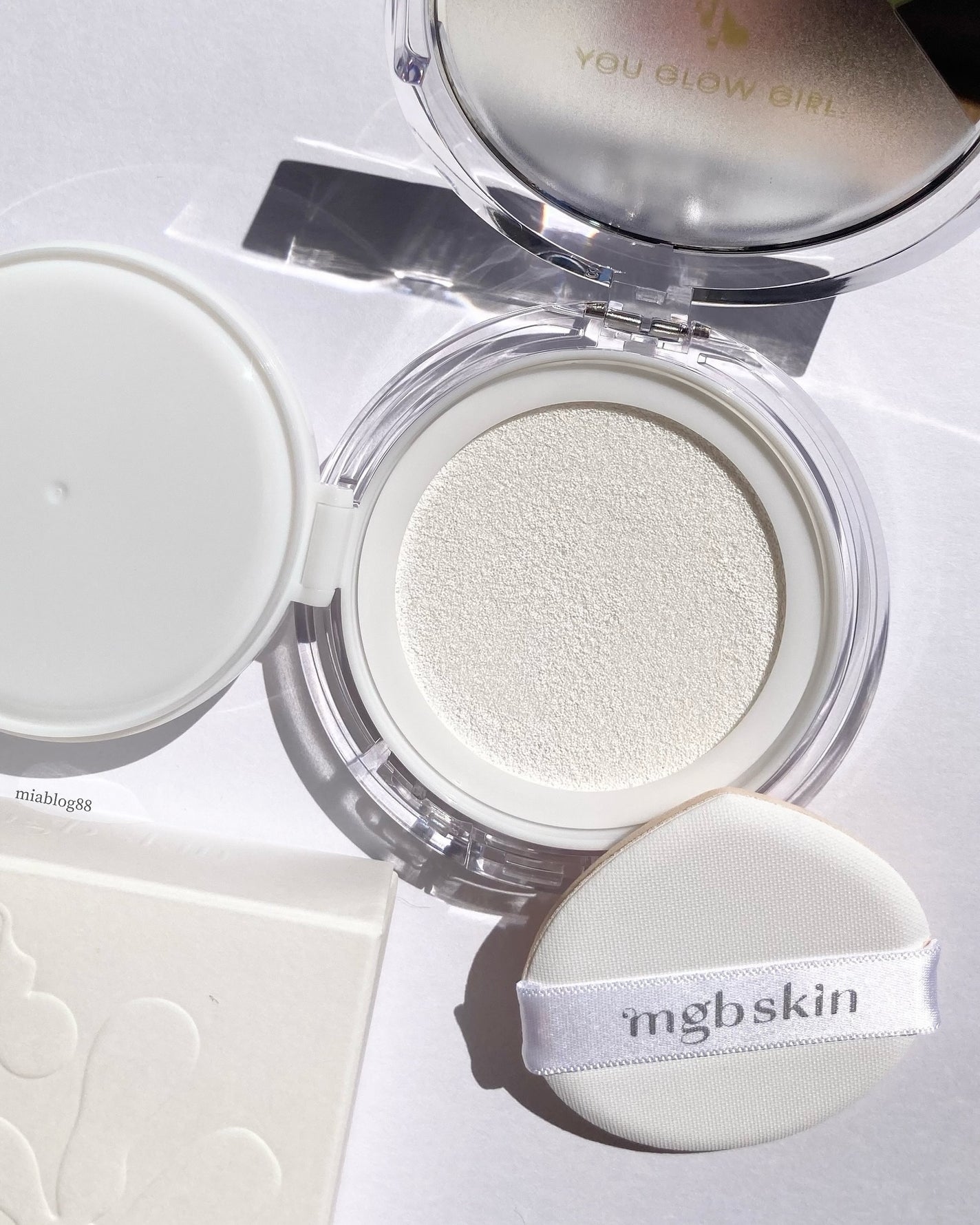 グロウ サン クッション/mgb skin/クッションファンデーションを使ったクチコミ(4枚目)