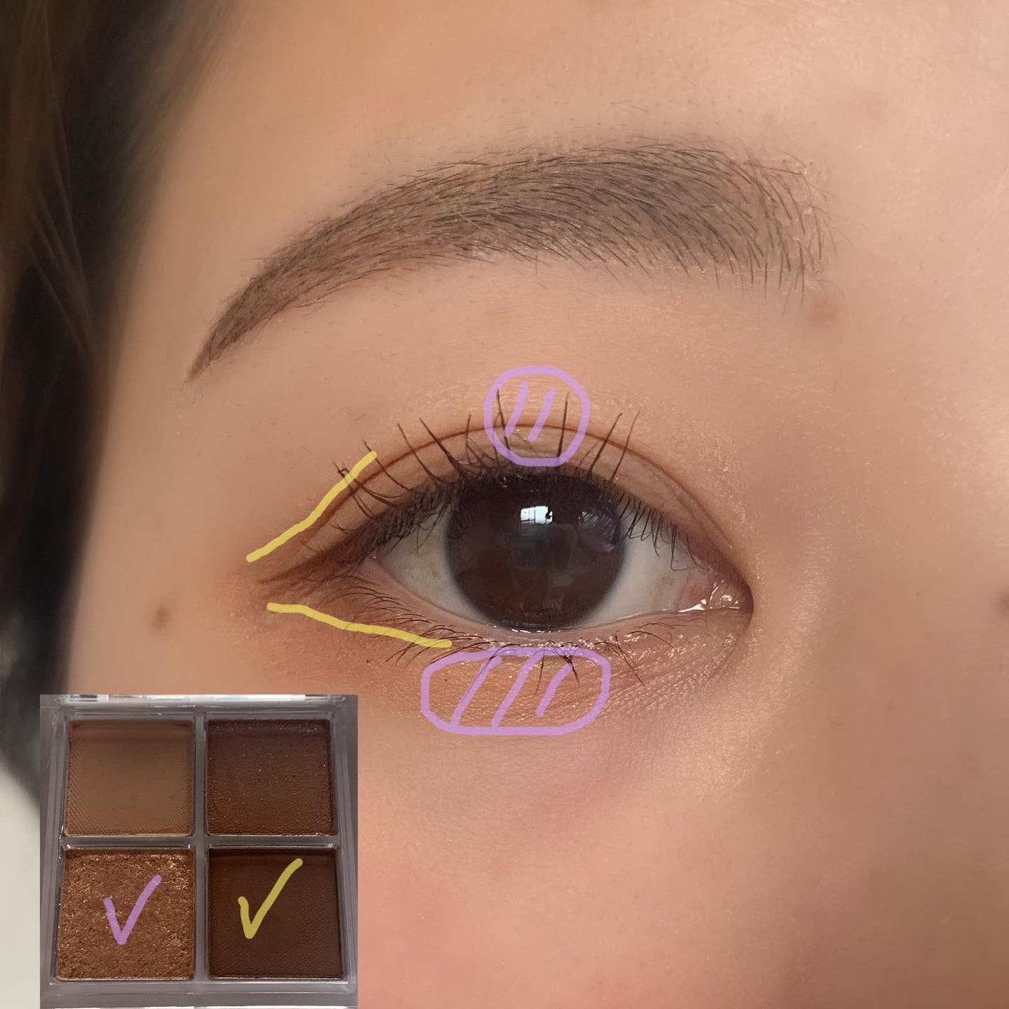 TWINKLE POP Pearl Flex Glitter Eye Palette/CLIO/アイシャドウパレットを使ったクチコミ(3枚目)