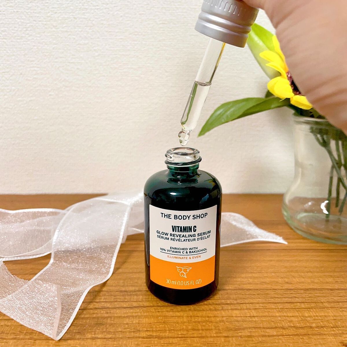 C10 グロウ セラム/THE BODY SHOP/美容液を使ったクチコミ（2枚目）