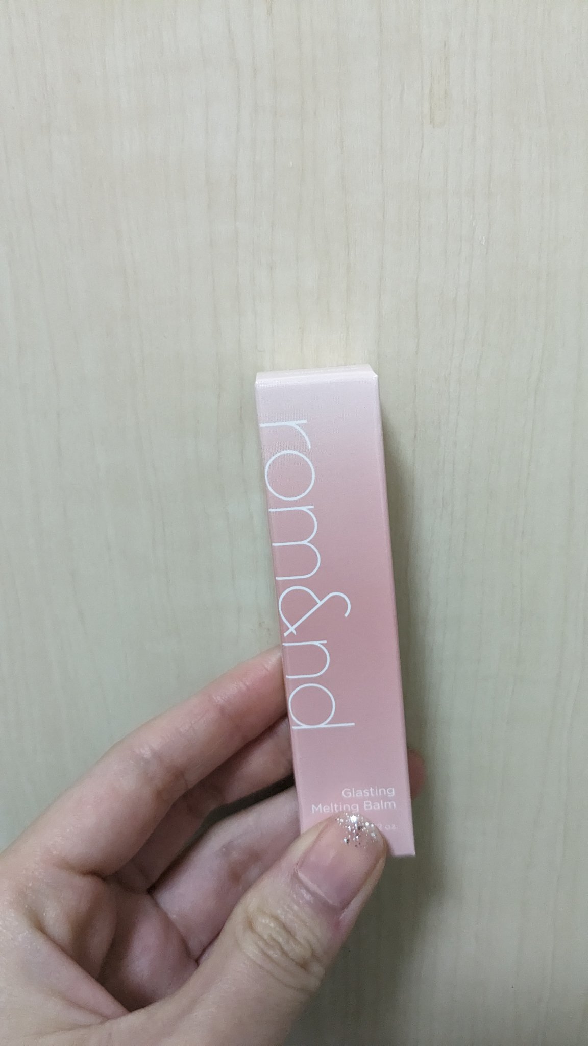 グラスティングメルティングバーム/rom&nd/リップバームを使ったクチコミ（1枚目）