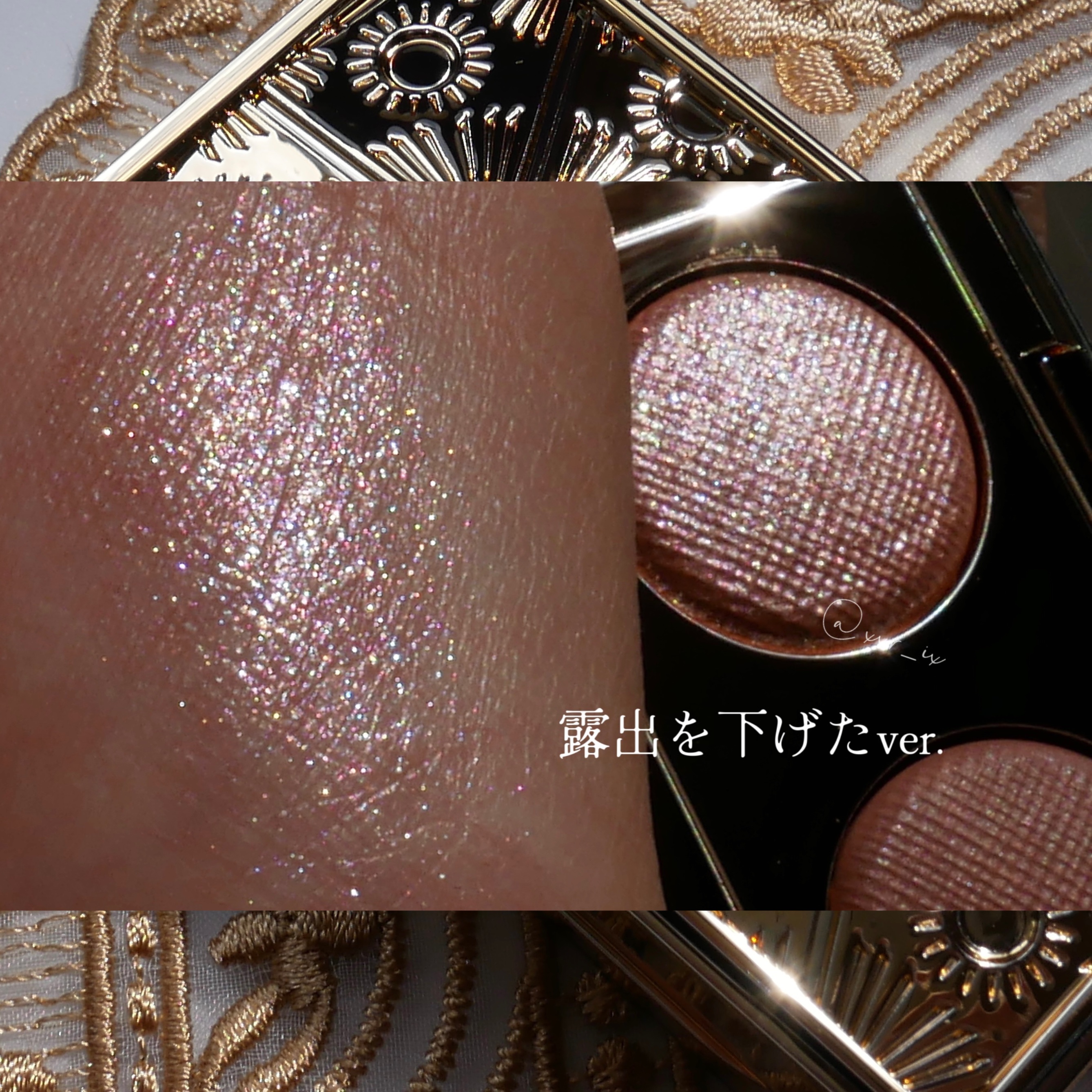 リュクス アイシャドウ デュオ/BOBBI BROWN/アイシャドウパレットを使ったクチコミ（3枚目）