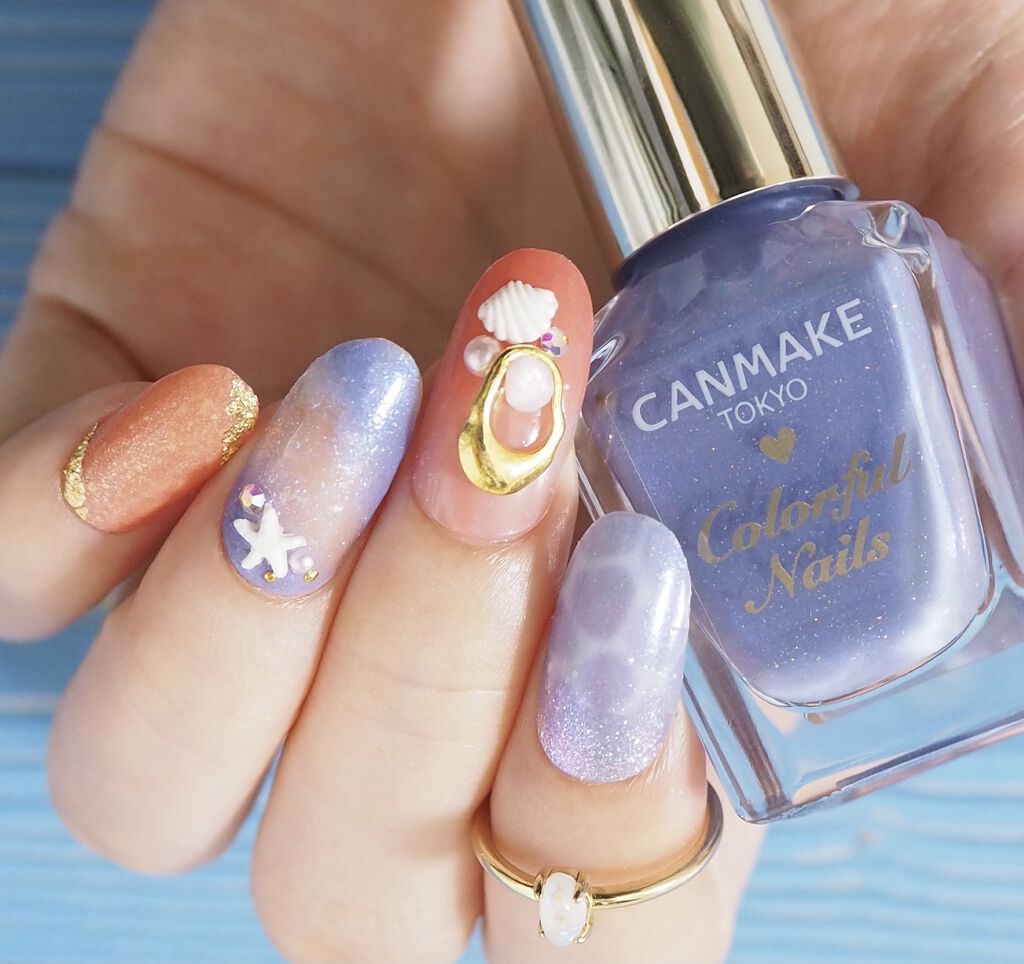 カラフルネイルズ/キャンメイク/マニキュアを使ったクチコミ（1枚目）