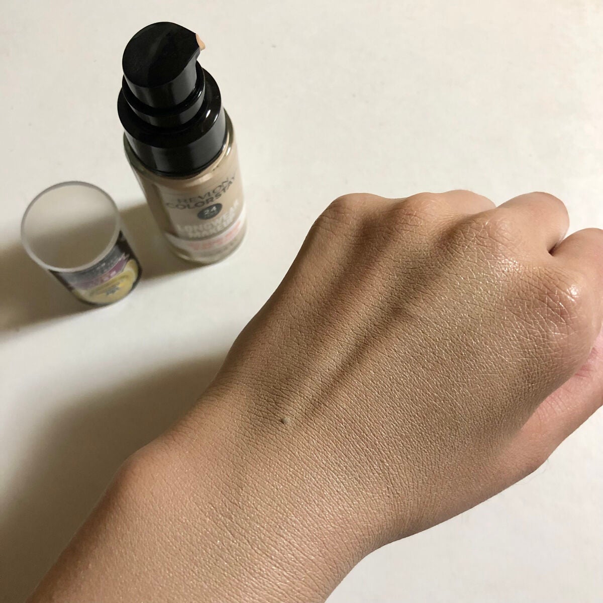 カラーステイ ロングウェア メイクアップ/REVLON/リキッドファンデーションを使ったクチコミ(5枚目)