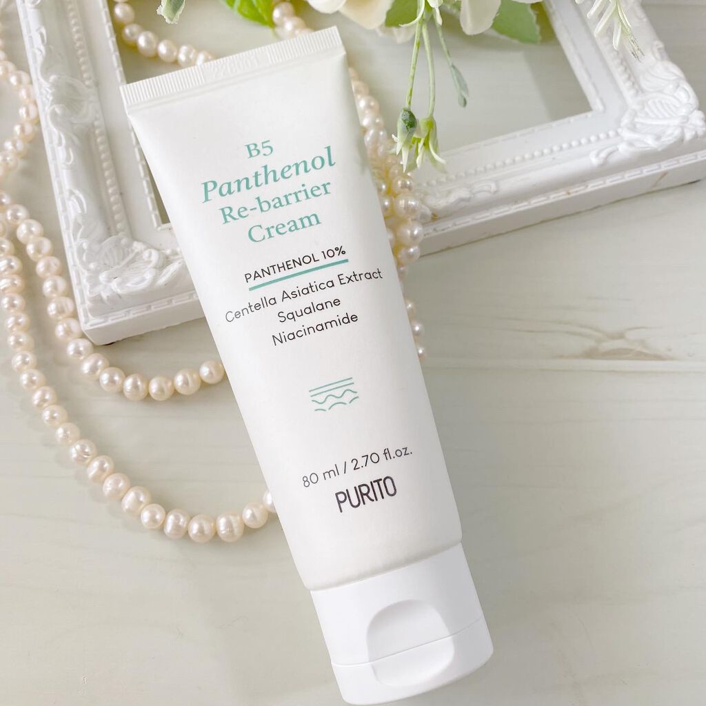 B5パンテノールリバリアクリーム/PURITO/フェイスクリームを使ったクチコミ(2枚目)