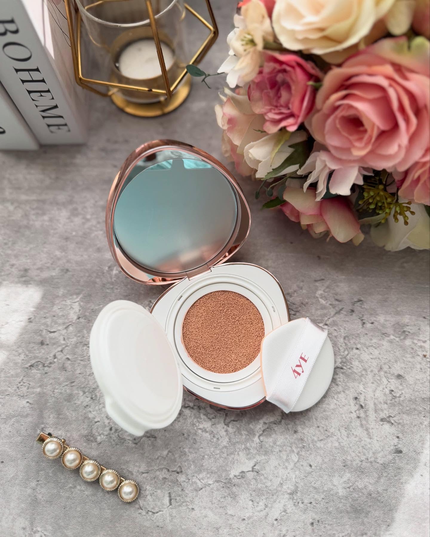 シカムーンライトパクト/4YE/クッションファンデーションを使ったクチコミ（1枚目）