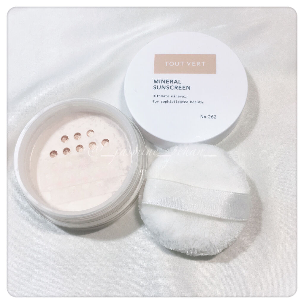 ミネラルサンスクリーン/TOUT VERT/日焼け止めパウダーを使ったクチコミ（2枚目）