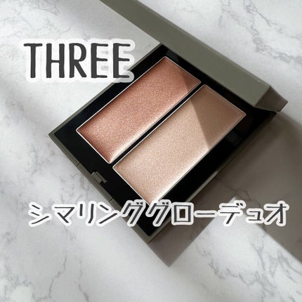 THREE シマリング グロー デュオ/THREE/クリームハイライトを使ったクチコミ(1枚目)