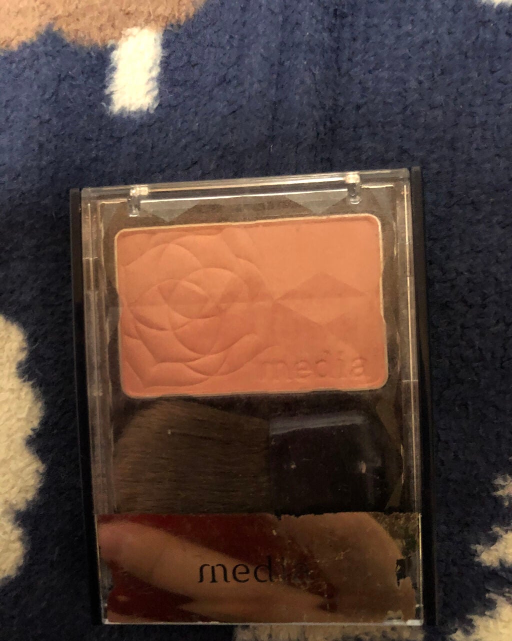 ブライトアップチークN/media/パウダーチークを使ったクチコミ(1枚目)