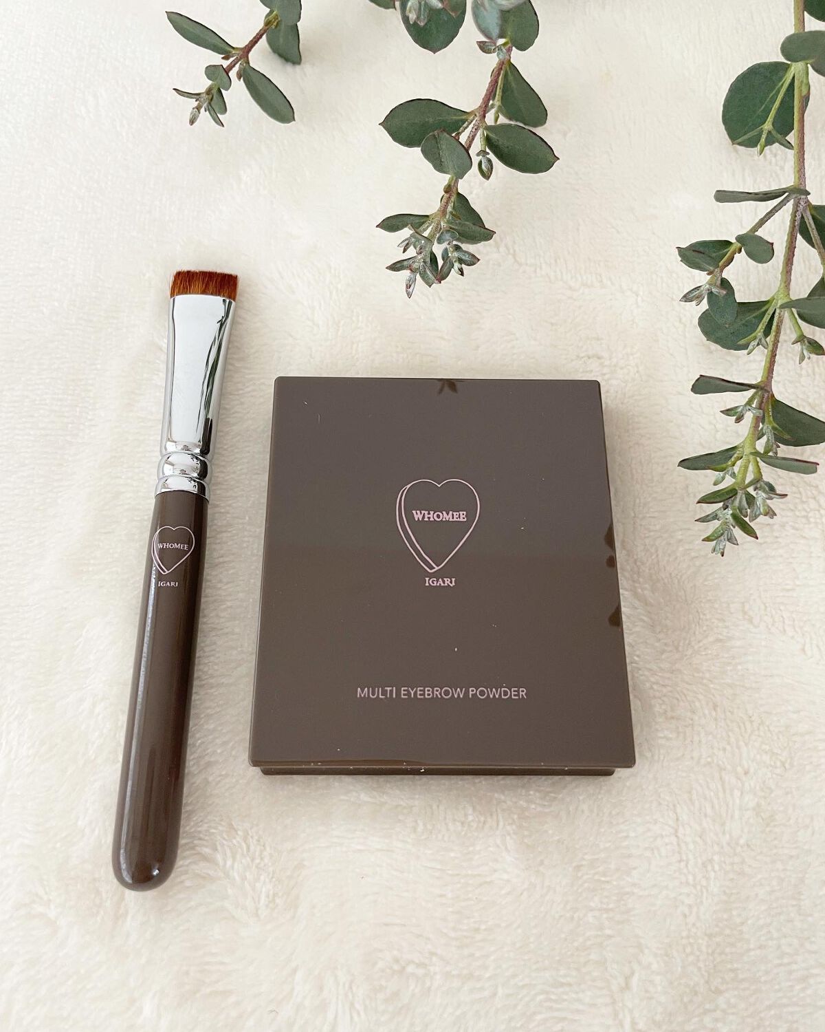 平行眉ブラシ　熊野筆/WHOMEE/メイクブラシを使ったクチコミ（2枚目）