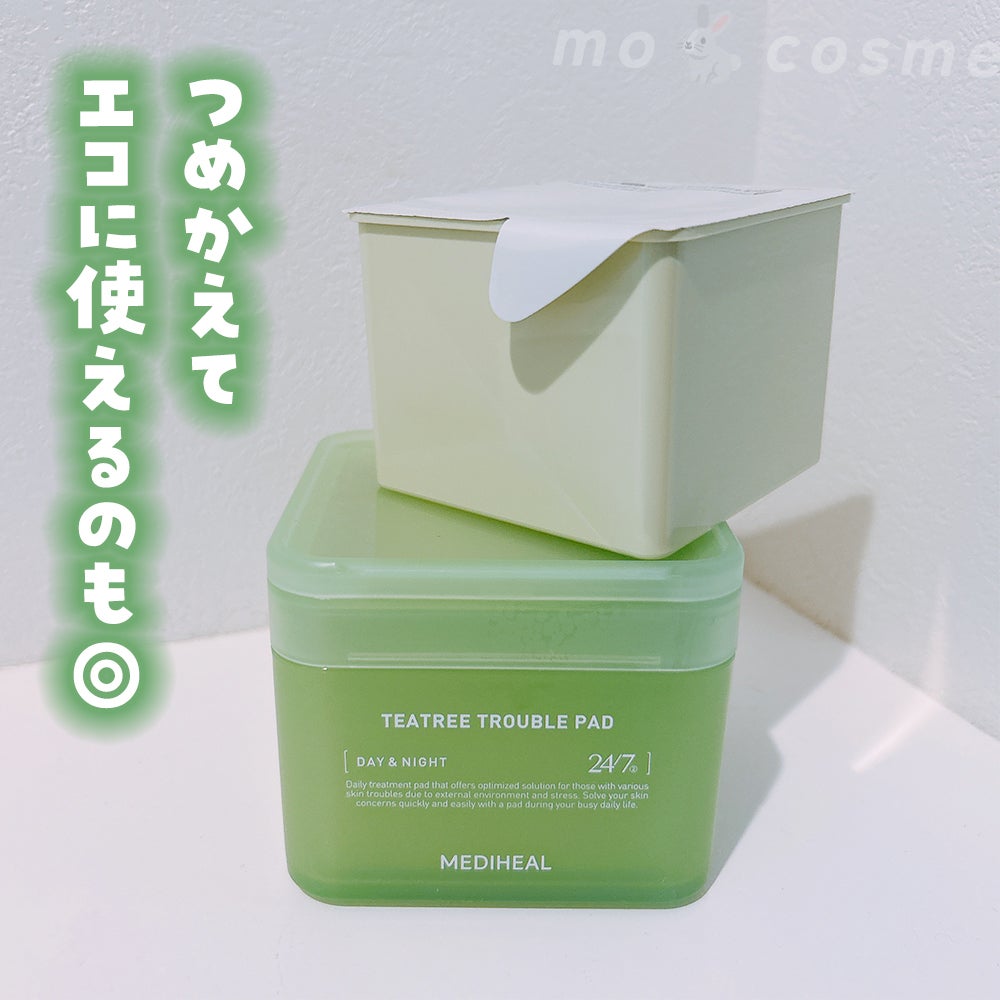 ティーツリー トラブルパッド/MEDIHEAL/トナーパッドを使ったクチコミ(4枚目)
