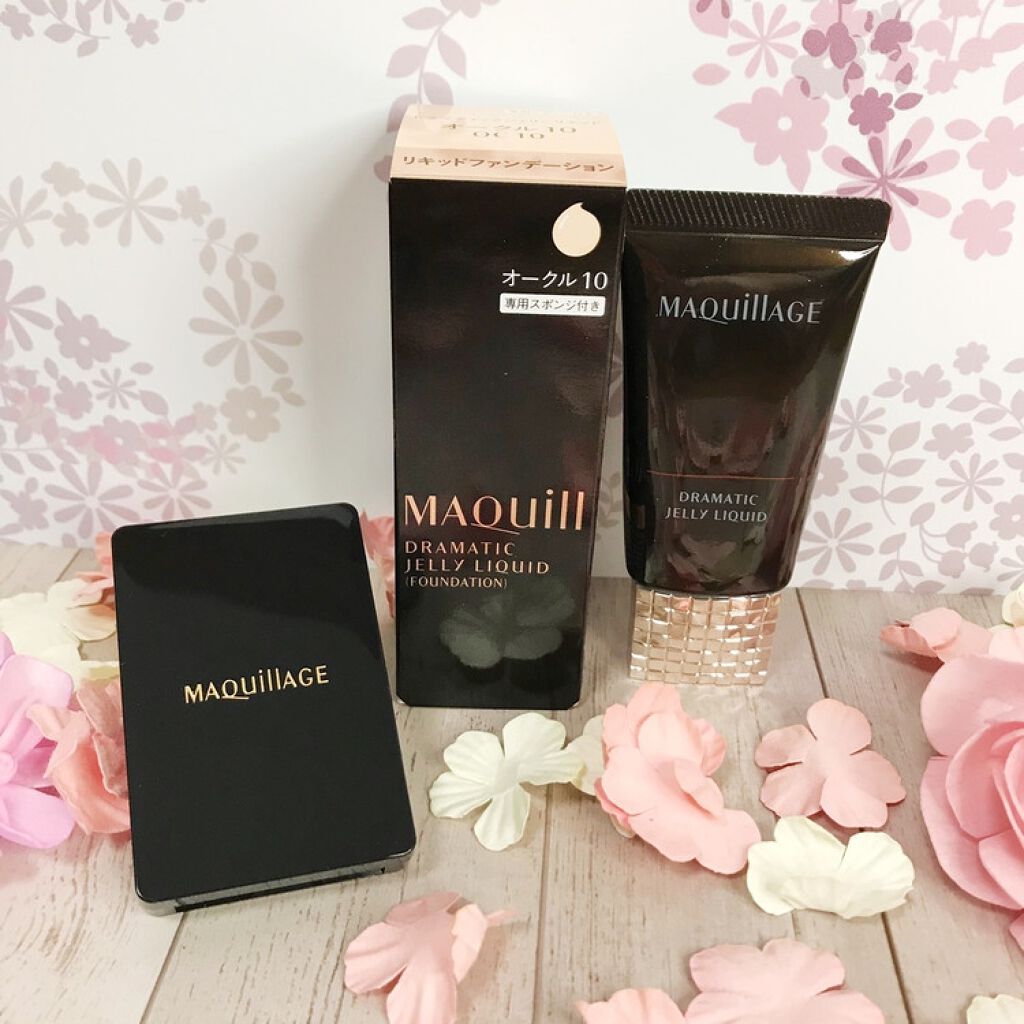 ドラマティックジェリーリキッド/マキアージュ/リキッドファンデーションを使ったクチコミ（2枚目）
