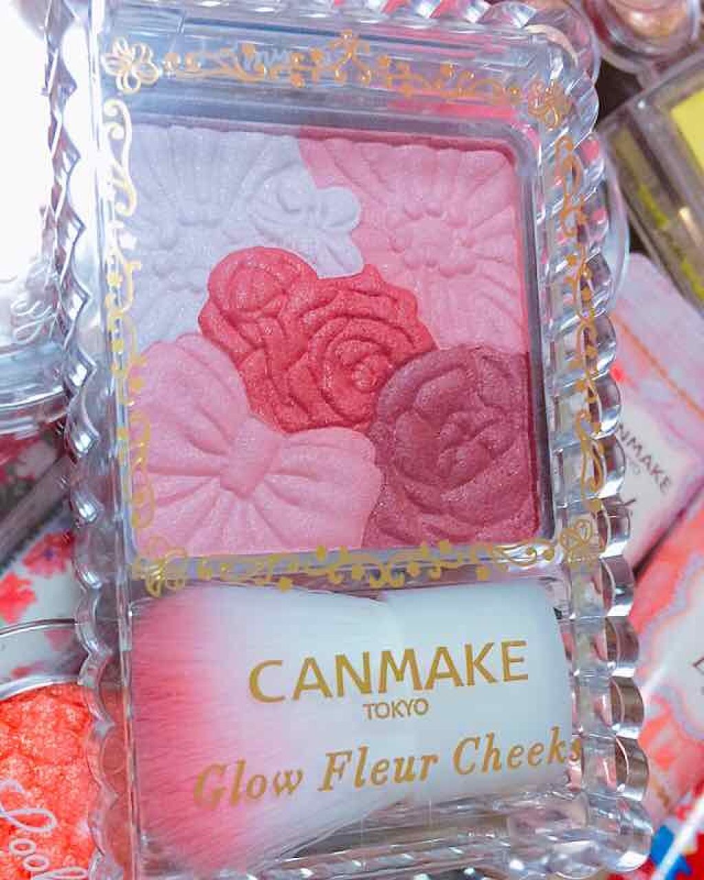 グロウフルールチークス/キャンメイク/パウダーチークを使ったクチコミ(1枚目)