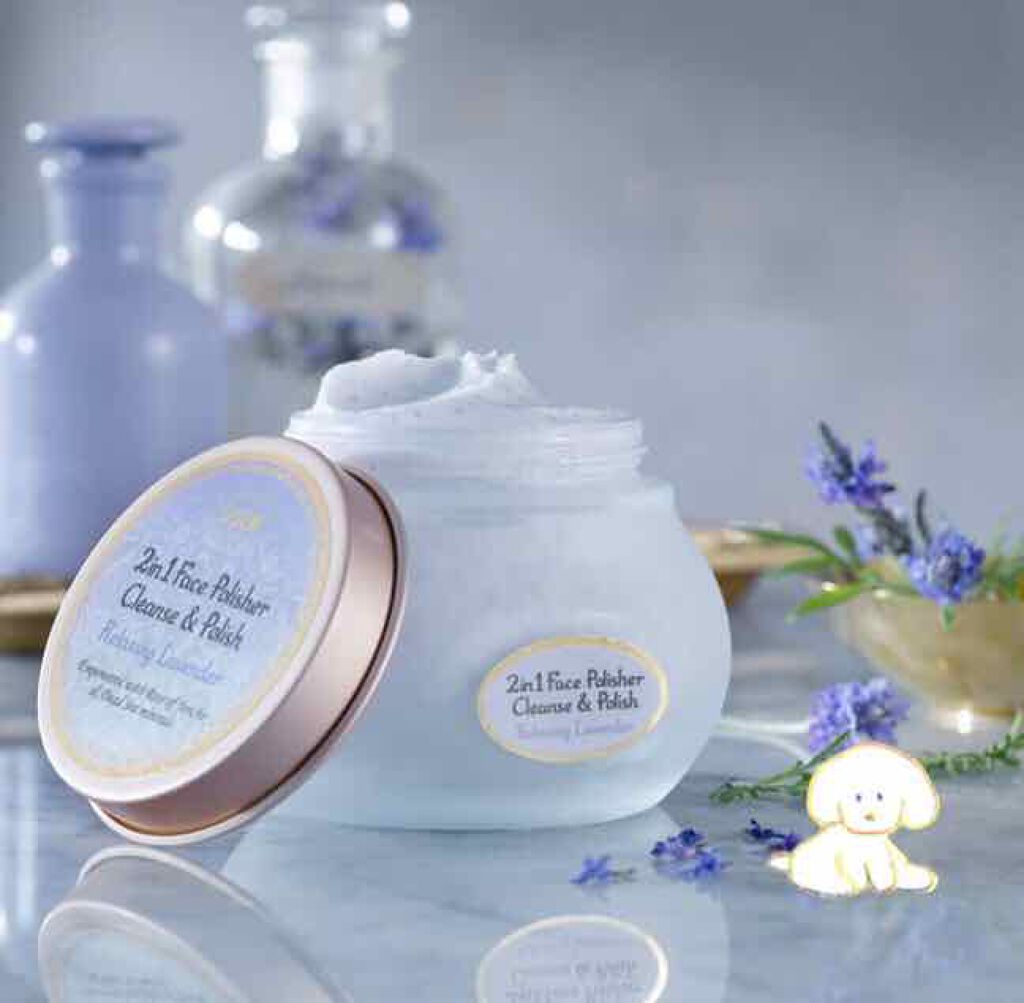 フェイスポリッシャー リラクシング(ラベンダー)/SABON/スクラブ・ゴマージュを使ったクチコミ(1枚目)