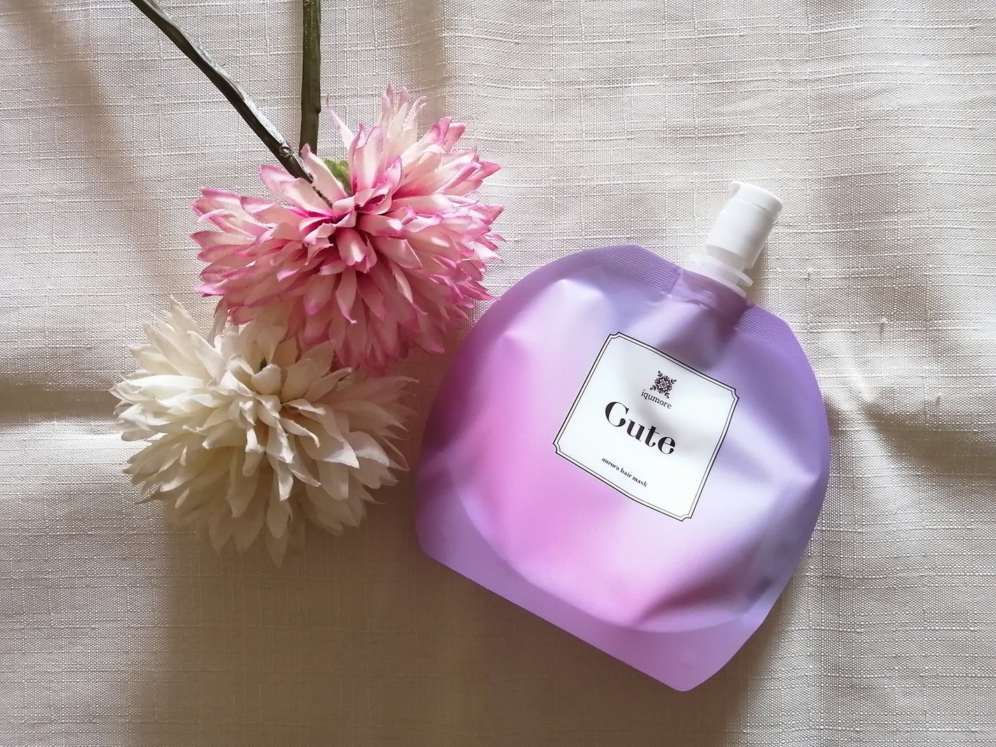 イクモアキュートオーロラヘアマスク/iqumore/ヘアマスク・ヘアパックを使ったクチコミ(1枚目)