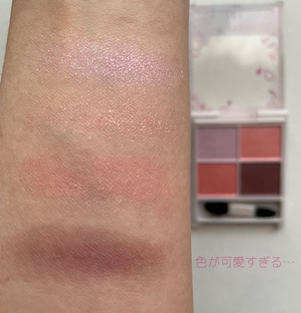 シルキースフレアイズ/キャンメイク/アイシャドウパレットを使ったクチコミ(2枚目)