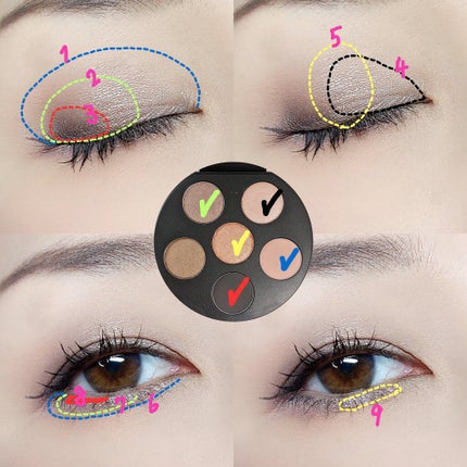 サプライズ アイズ アイシャドウ × 6  クール/M・A・C/アイシャドウパレットの画像