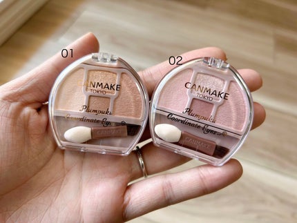 プランぷくコーデアイズ/キャンメイク/パウダーアイシャドウを使ったクチコミ(1枚目)