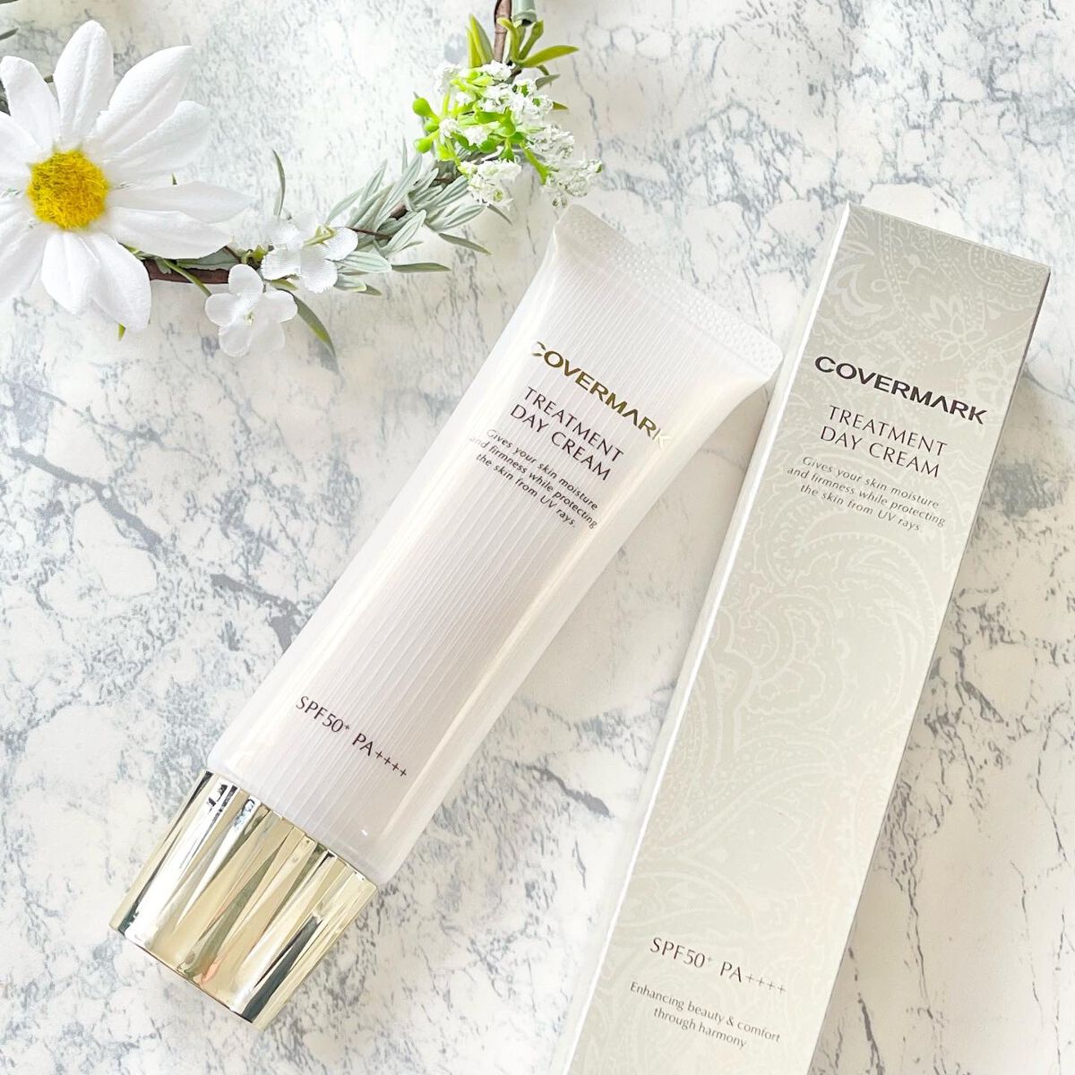 トリートメント デイ クリーム/COVERMARK/日焼け止めクリームを使ったクチコミ（2枚目）