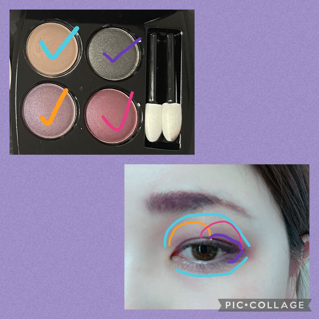 レ キャトル オンブル/CHANEL/アイシャドウパレットを使ったクチコミ(3枚目)