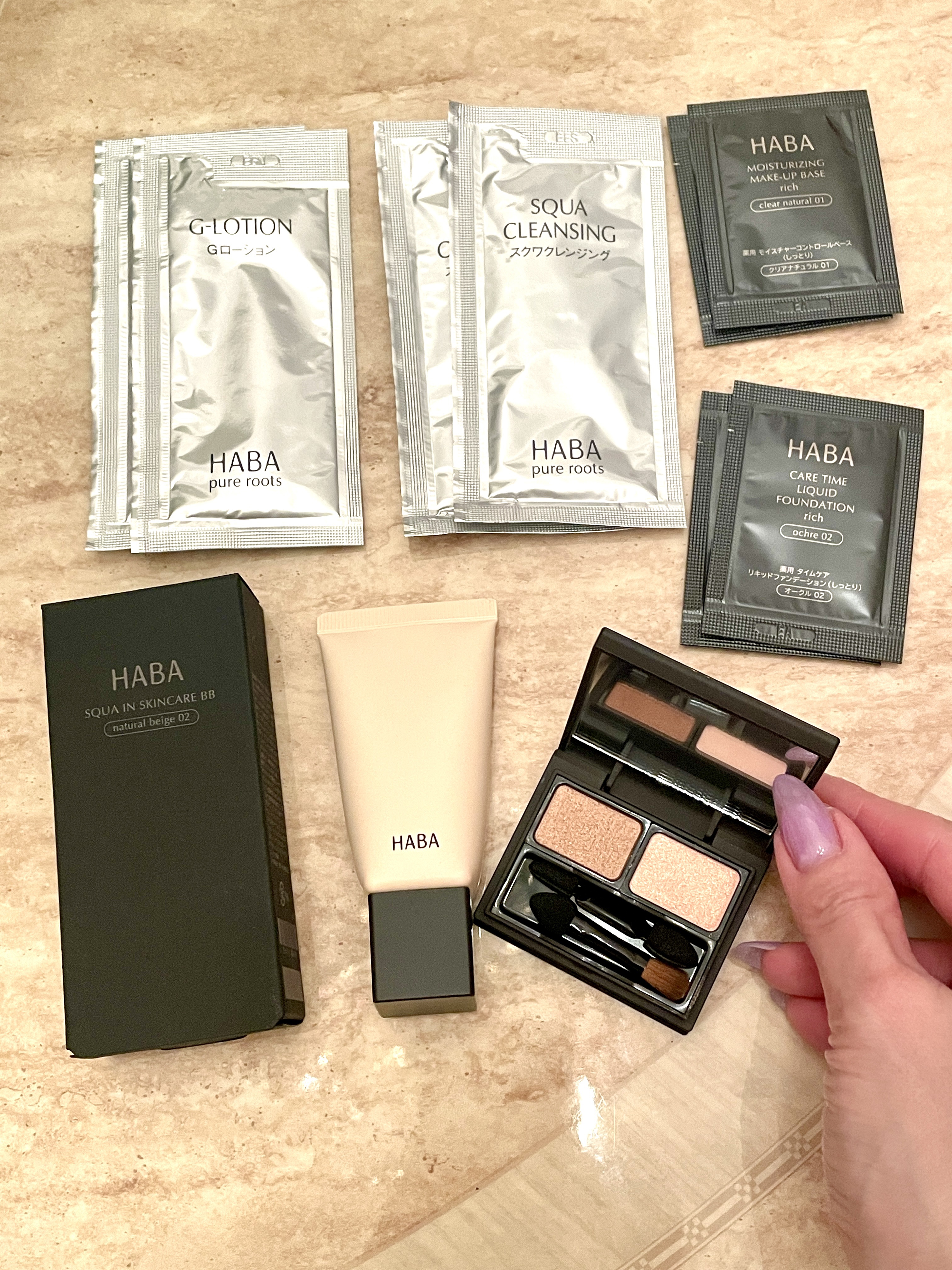 モイストセラムアイカラー 14 トゥインクルヴェール（レフィル）/HABA/パウダーアイシャドウを使ったクチコミ（2枚目）