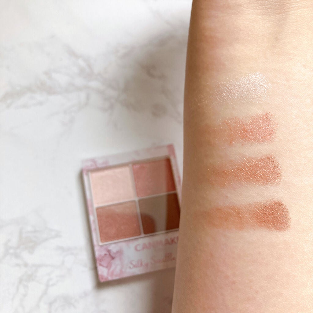 シルキースフレアイズ/キャンメイク/アイシャドウパレットを使ったクチコミ(3枚目)