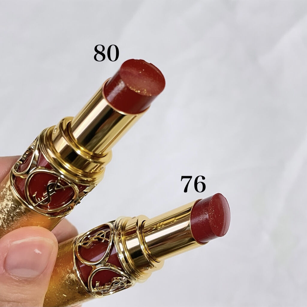 ルージュ ヴォリュプテ シャイン コレクター/YVES SAINT LAURENT BEAUTE/口紅を使ったクチコミ（2枚目）