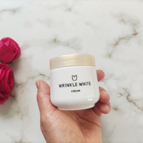 薬用リンクルホワイトクリーム/明色/フェイスクリームを使ったクチコミ（2枚目）