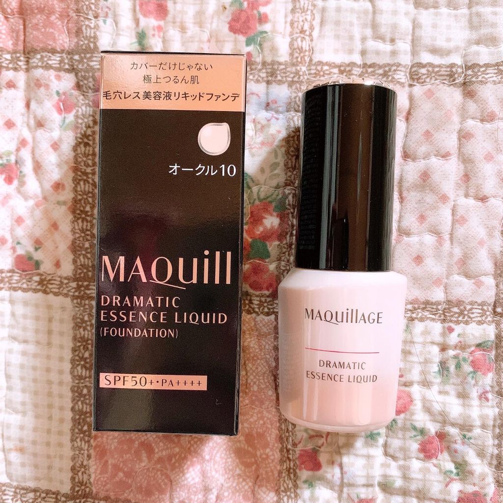 ドラマティックエッセンスリキッド/マキアージュ/リキッドファンデーションを使ったクチコミ（1枚目）
