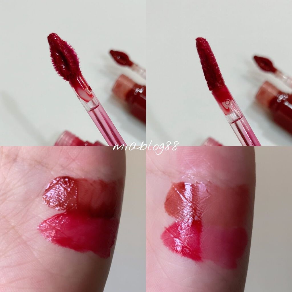 ハーフアンドハーフ ウォーターグロウ​/BLACK ROUGE/口紅を使ったクチコミ（2枚目）