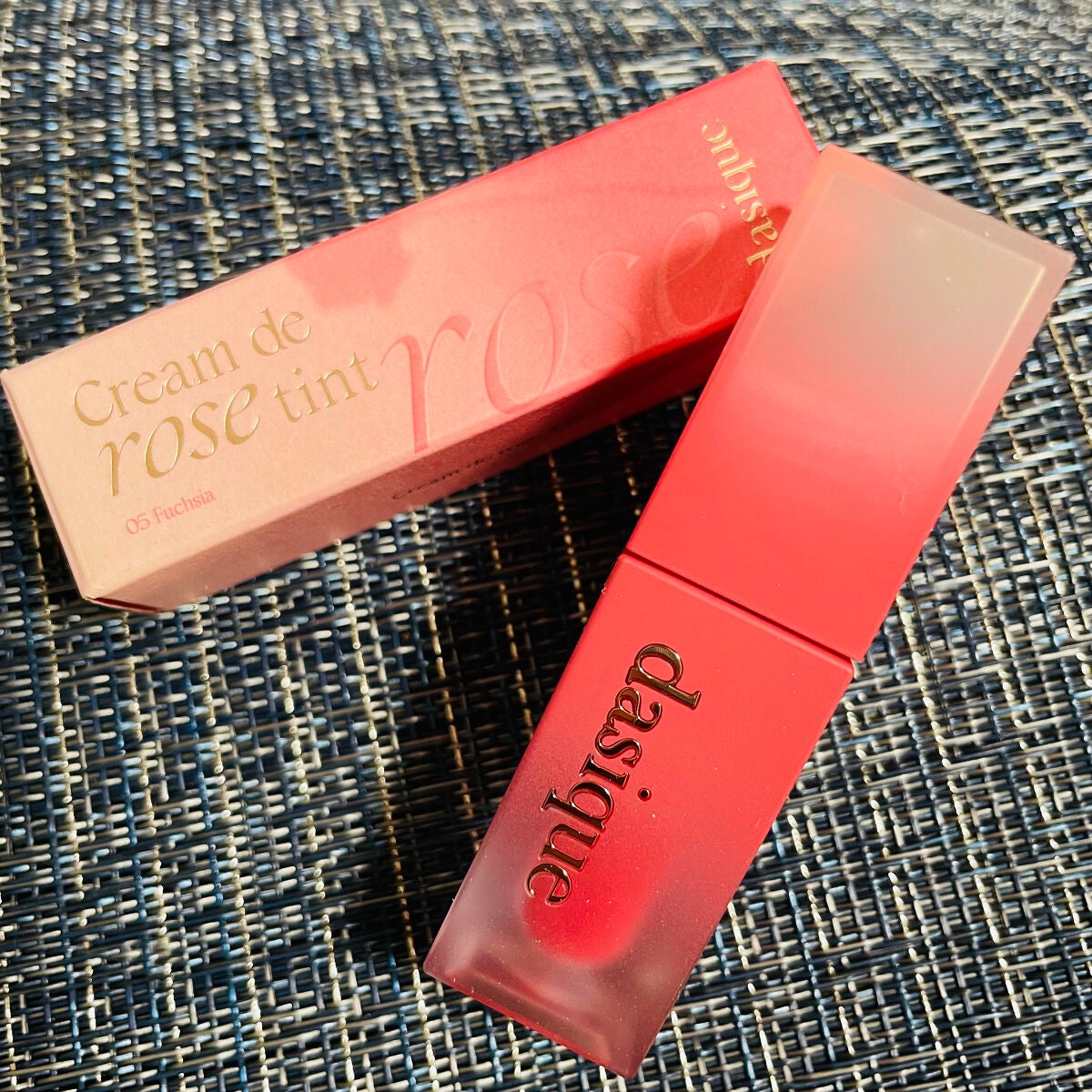 クリームドゥローズティント/dasique/リップティントを使ったクチコミ(1枚目)